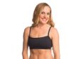 W Anahata Yoga Clothing Crystal basic black crop top