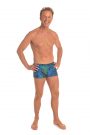 Anahata Yoga Clothing Crystal mens 60’s style trunk short