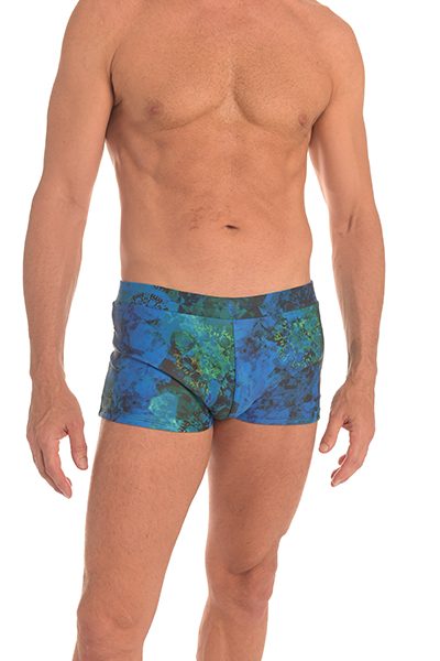 Anahata Yoga Clothing Crystal mens 60’s style trunk short