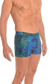 Anahata Yoga Clothing Mens Yoga Short. A classic and comfortable, printed basic slim fitting men’s short perfect for Bikram or Hot Yoga.