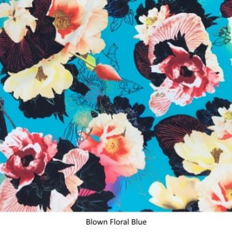 Blown Floral Blue