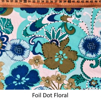 Foil Dot Floral