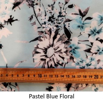 Pastel Blue Floral