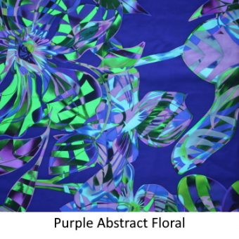 Purple Abstract Floral