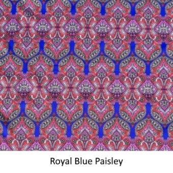 Royal Blue Paisley