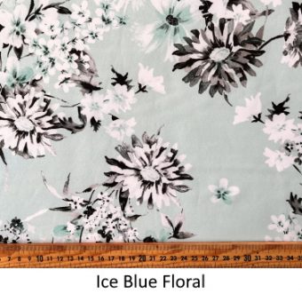 Ice Blue Floral